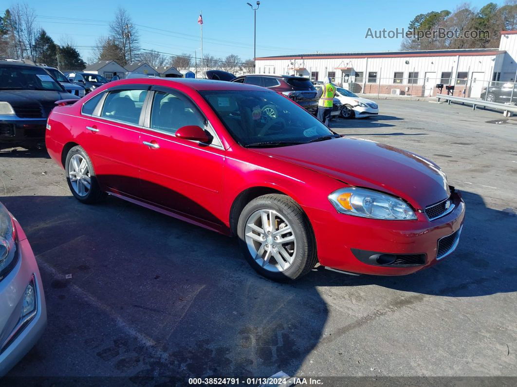 2014 Chevrolet Impala Limited Ltz Burgundy vin: 2G1WC5E32E1156935