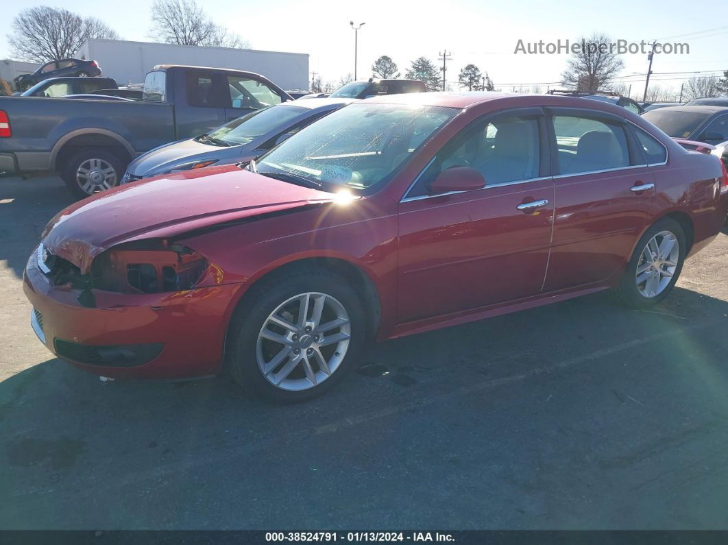 2014 Chevrolet Impala Limited Ltz Burgundy vin: 2G1WC5E32E1156935