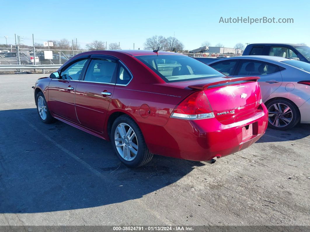 2014 Chevrolet Impala Limited Ltz Burgundy vin: 2G1WC5E32E1156935