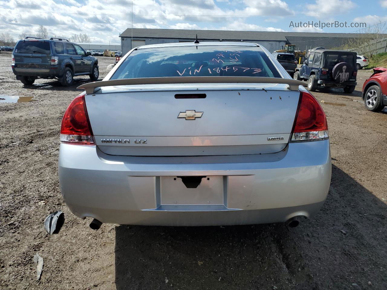 2014 Chevrolet Impala Limited Ltz Silver vin: 2G1WC5E32E1184573