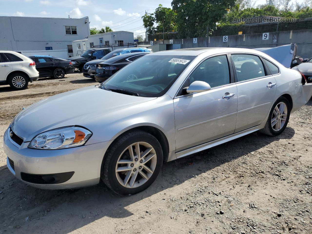 2016 Chevrolet Impala Limited Ltz Silver vin: 2G1WC5E32G1103090