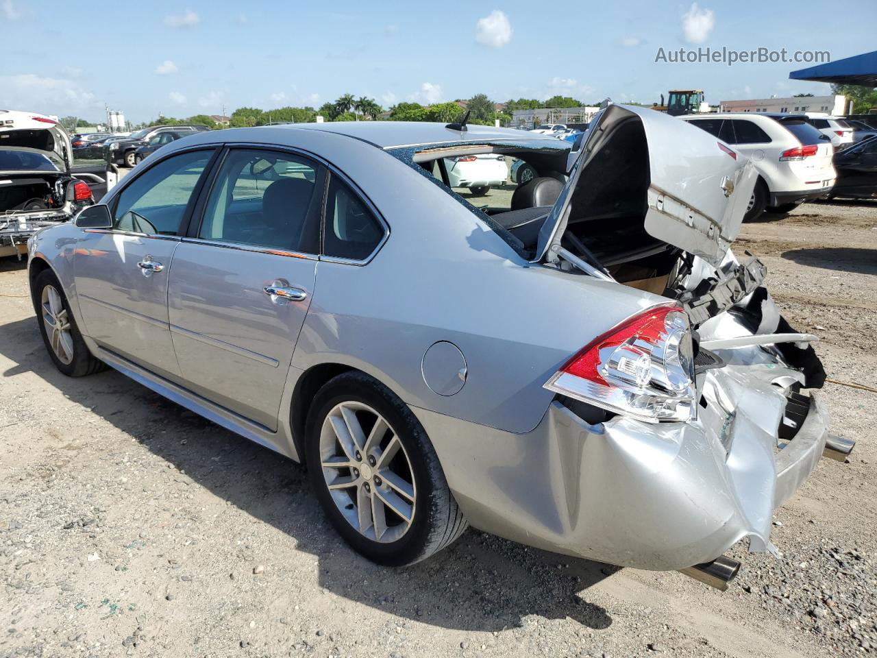 2016 Chevrolet Impala Limited Ltz Silver vin: 2G1WC5E32G1103090