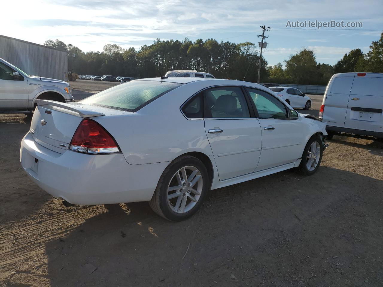 2016 Chevrolet Impala Limited Ltz White vin: 2G1WC5E32G1117412