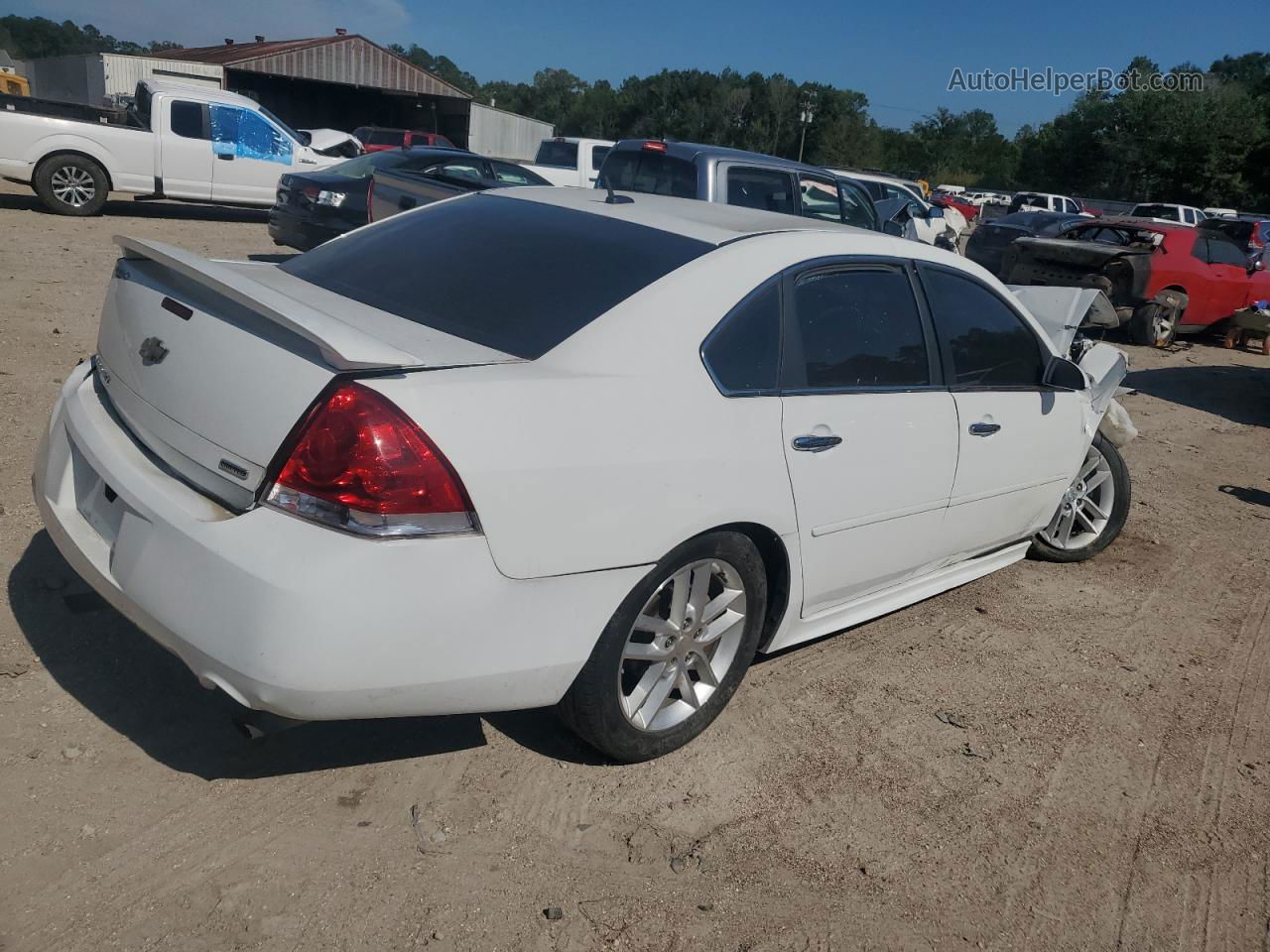 2016 Chevrolet Impala Limited Ltz White vin: 2G1WC5E32G1117412