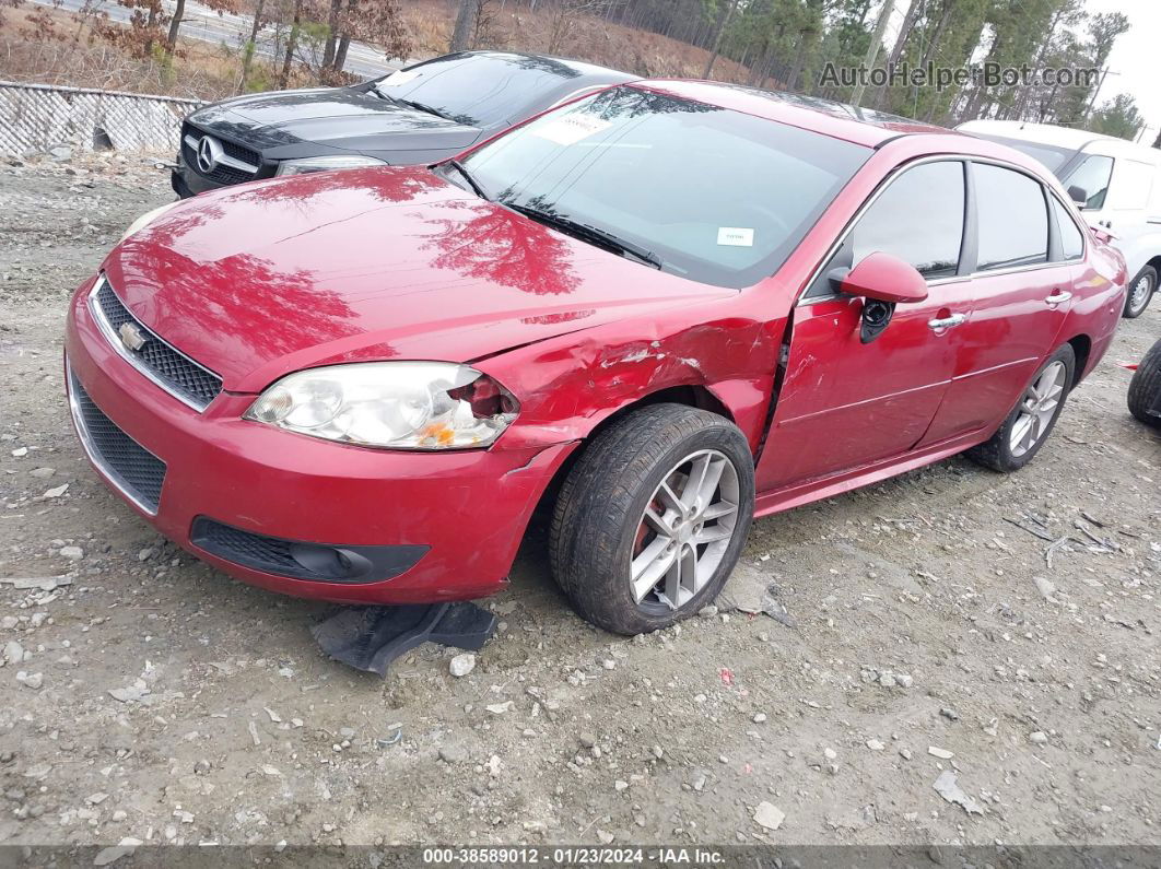 2014 Chevrolet Impala Limited Ltz Красный vin: 2G1WC5E33E1100468