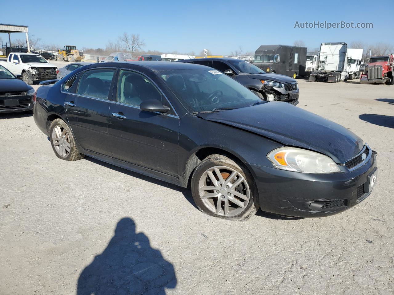 2014 Chevrolet Impala Limited Ltz Серый vin: 2G1WC5E33E1130716