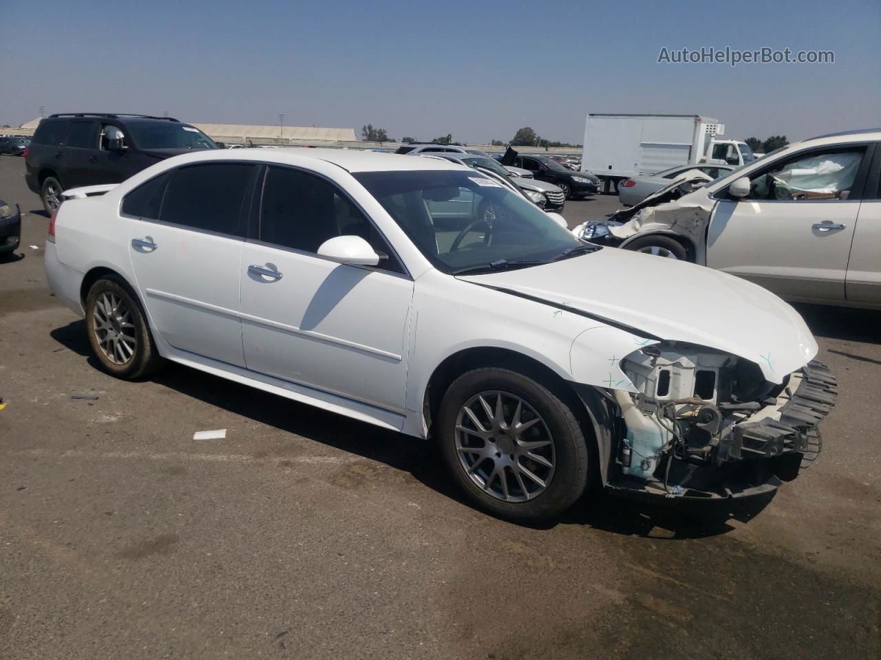 2016 Chevrolet Impala Limited Ltz White vin: 2G1WC5E33G1154498