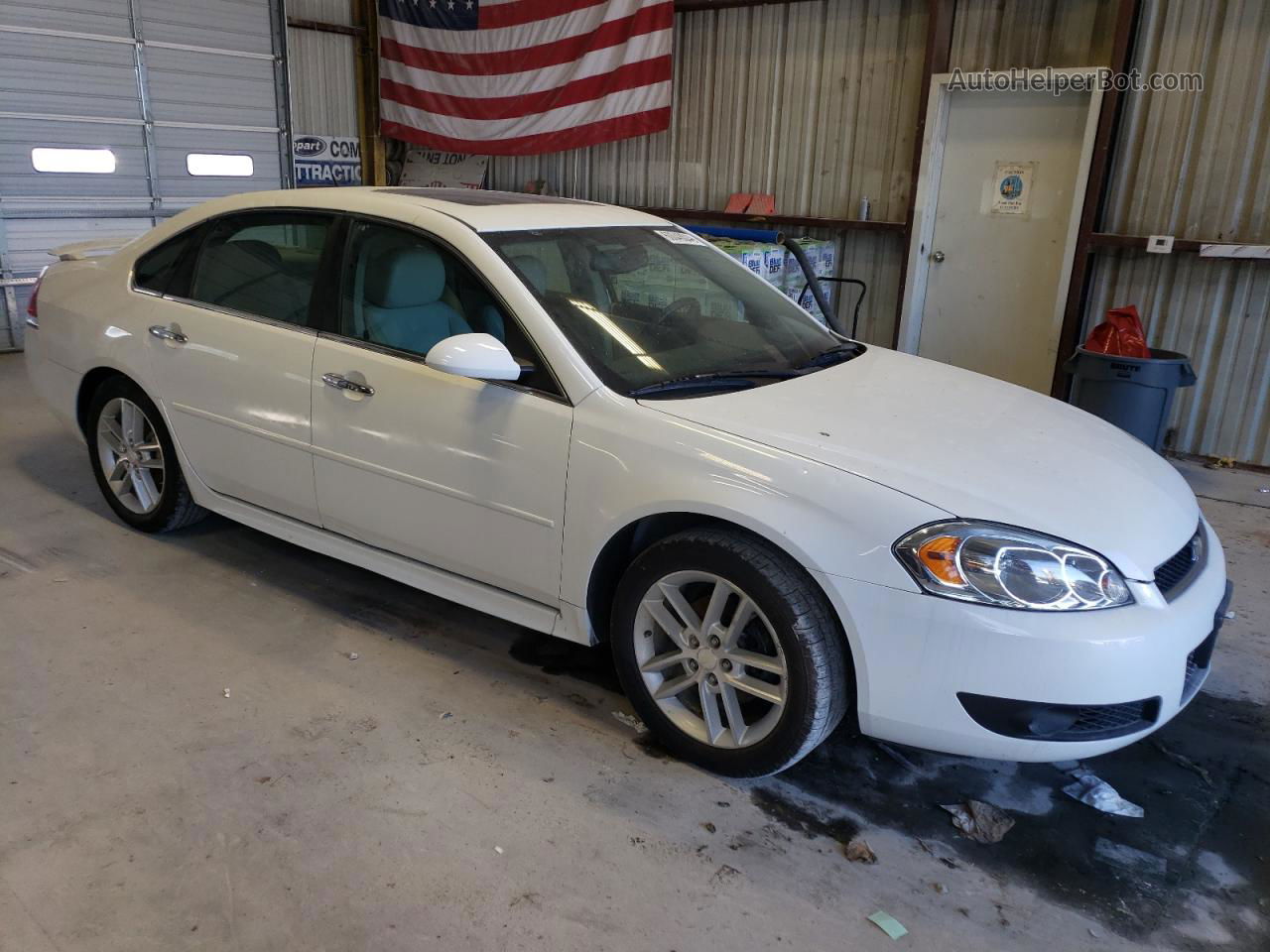 2016 Chevrolet Impala Limited Ltz White vin: 2G1WC5E34G1105889