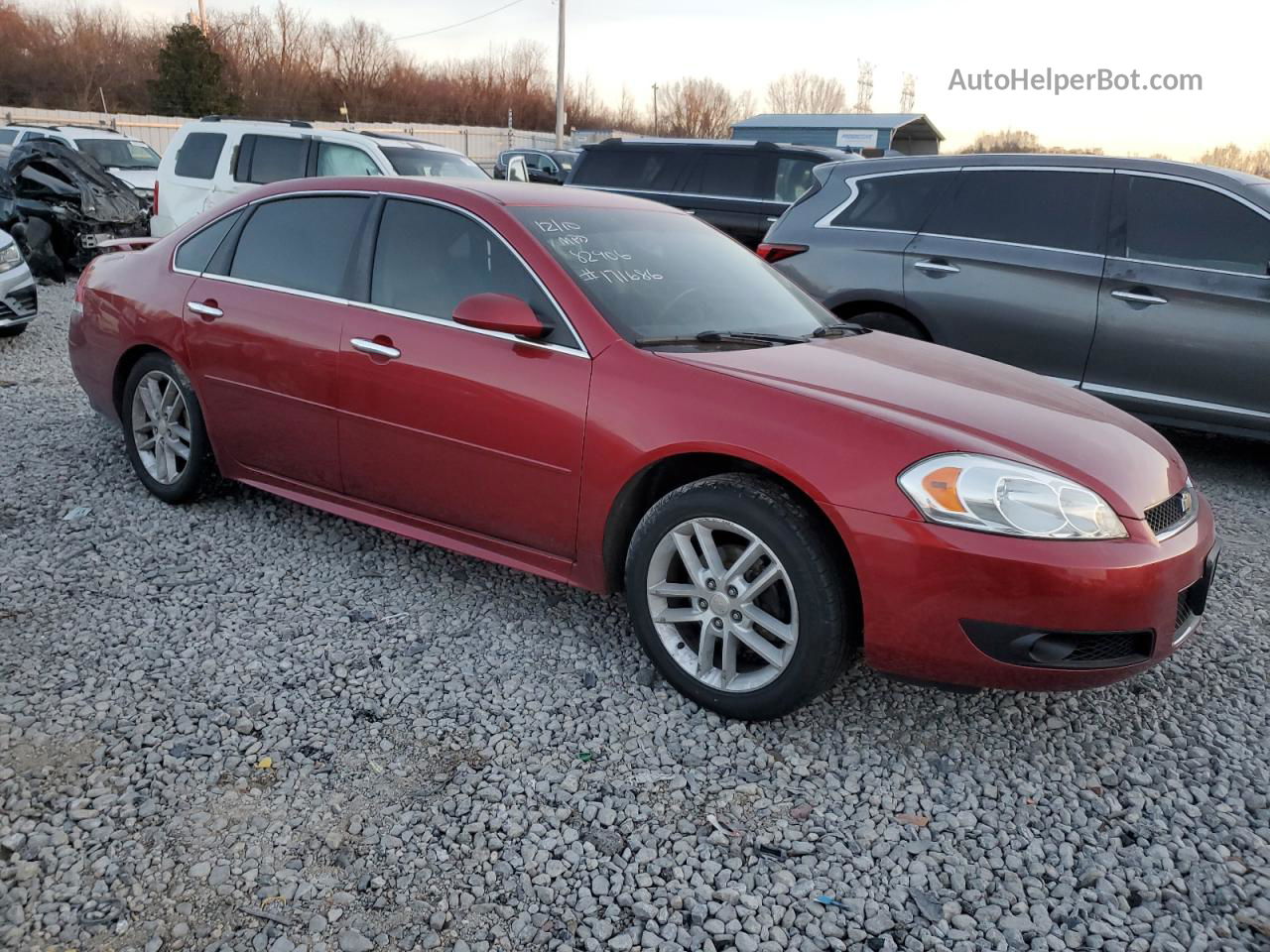 2014 Chevrolet Impala Limited Ltz Red vin: 2G1WC5E35E1171686