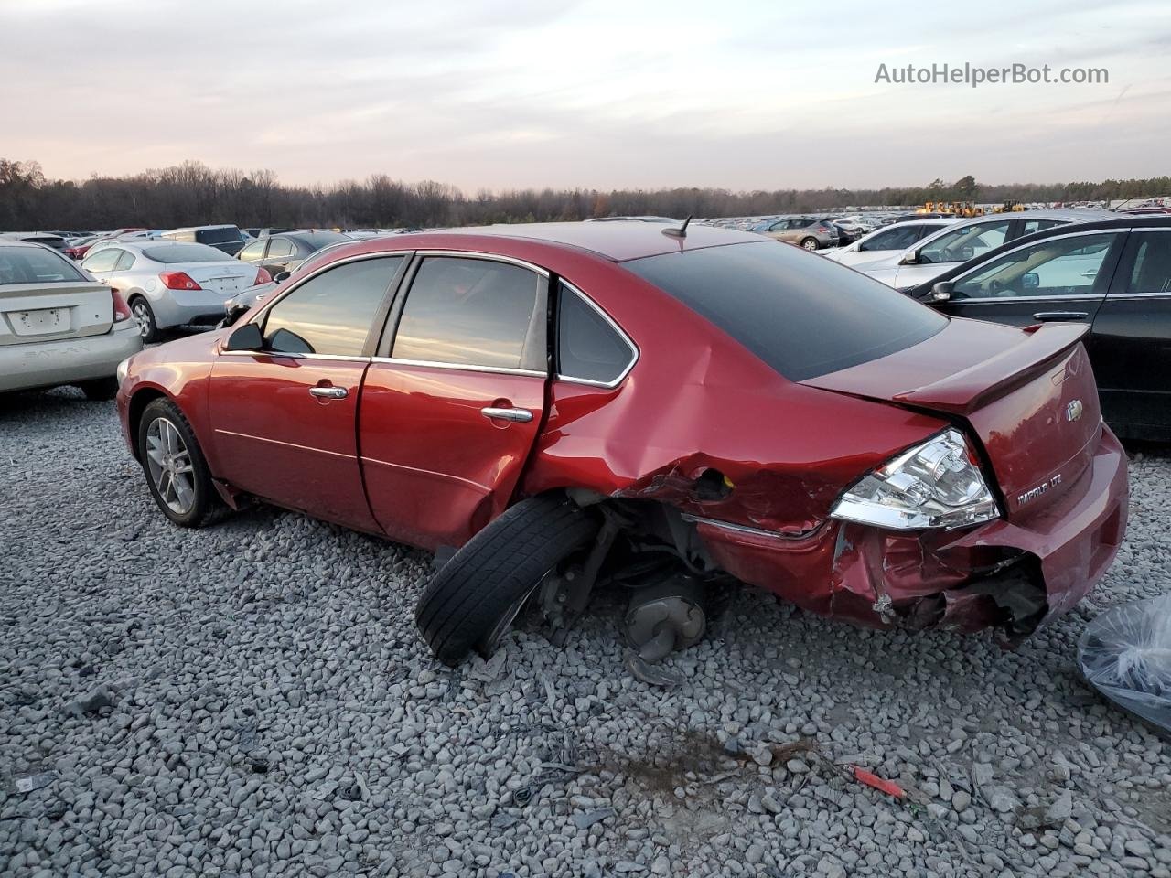 2014 Chevrolet Impala Limited Ltz Red vin: 2G1WC5E35E1171686