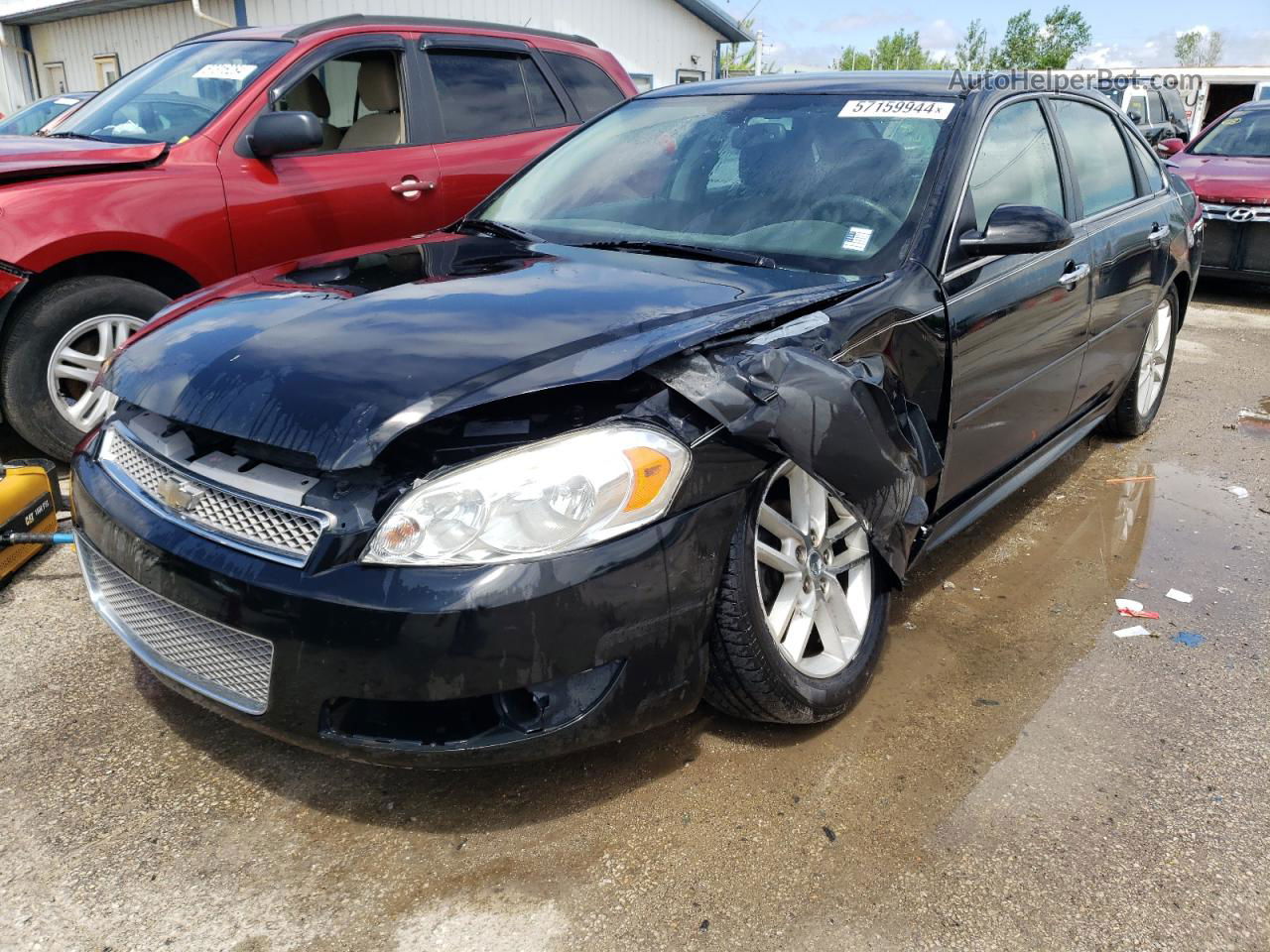 2016 Chevrolet Impala Limited Ltz Black vin: 2G1WC5E35G1117078