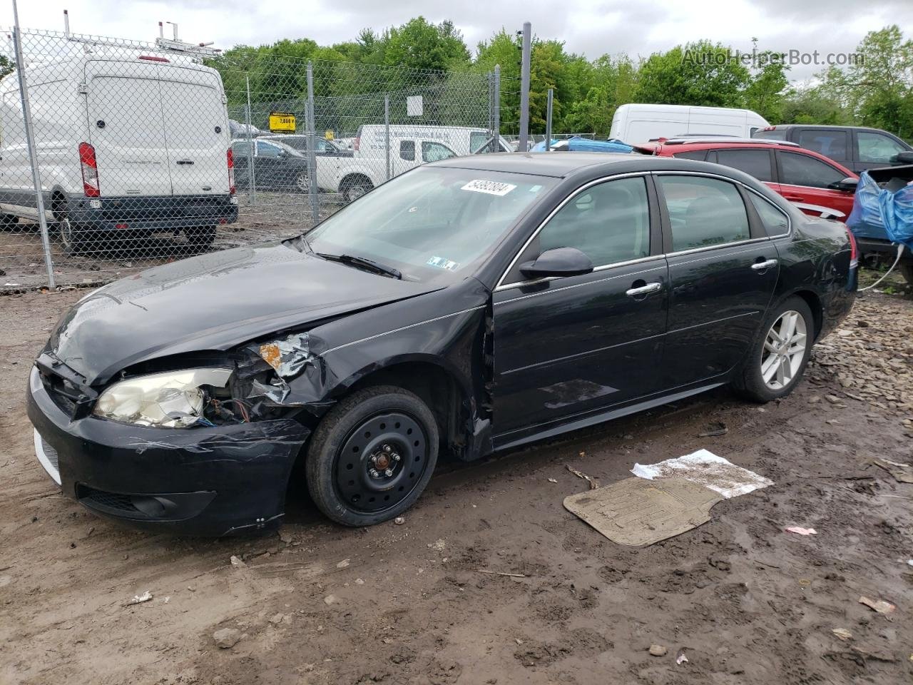 2016 Chevrolet Impala Limited Ltz Black vin: 2G1WC5E35G1165342