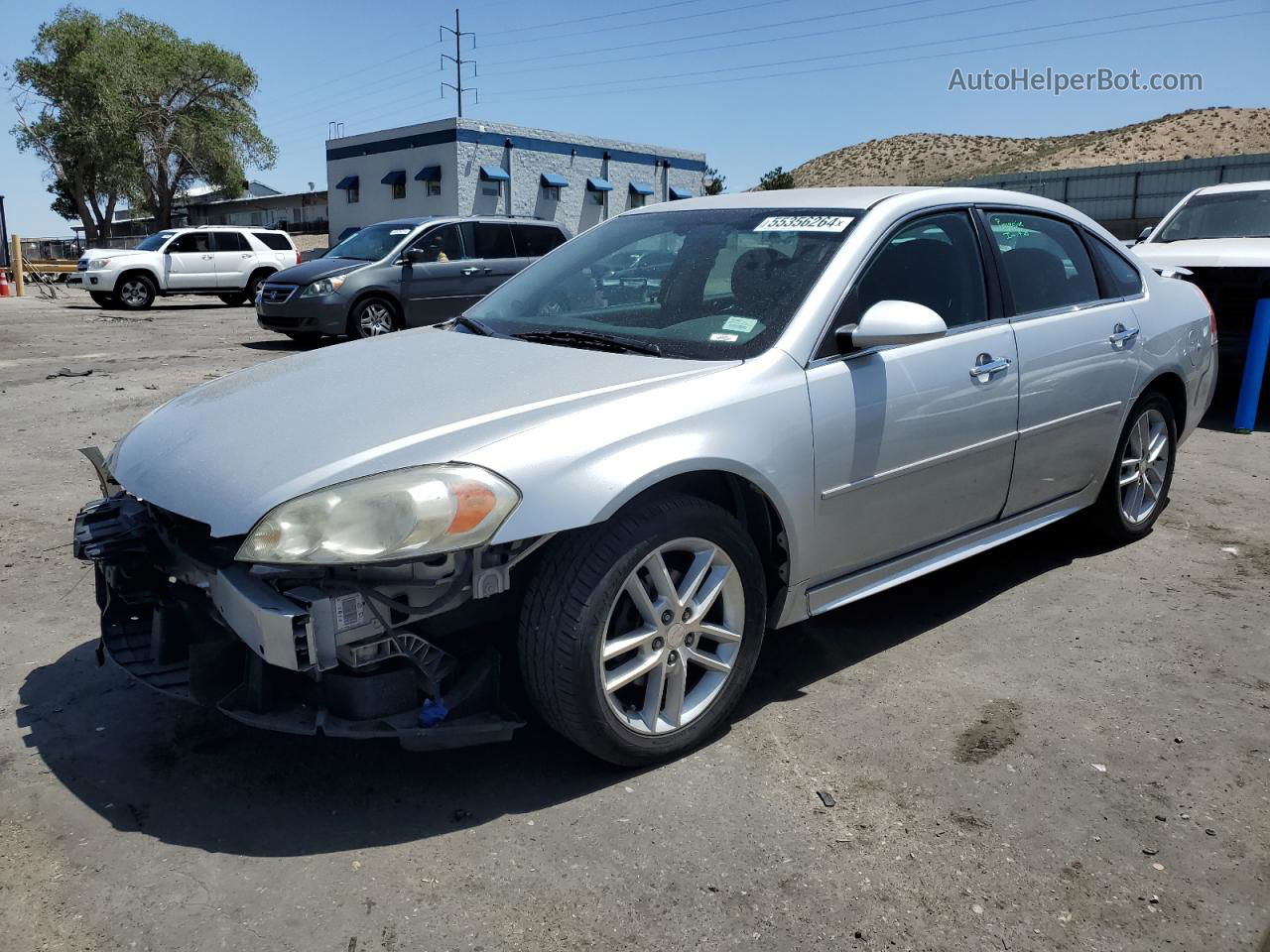 2014 Chevrolet Impala Limited Ltz Silver vin: 2G1WC5E36E1103817