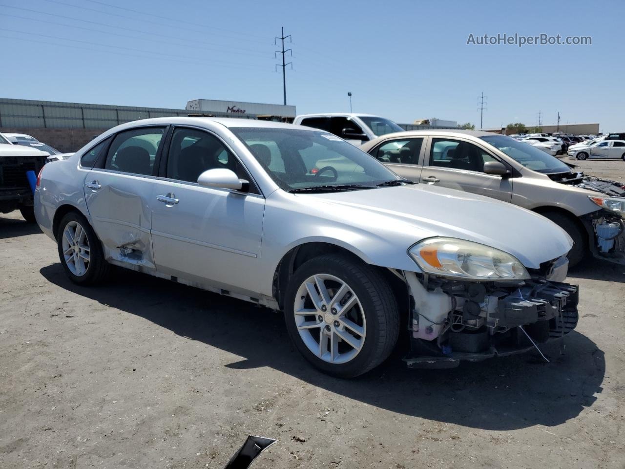 2014 Chevrolet Impala Limited Ltz Silver vin: 2G1WC5E36E1103817