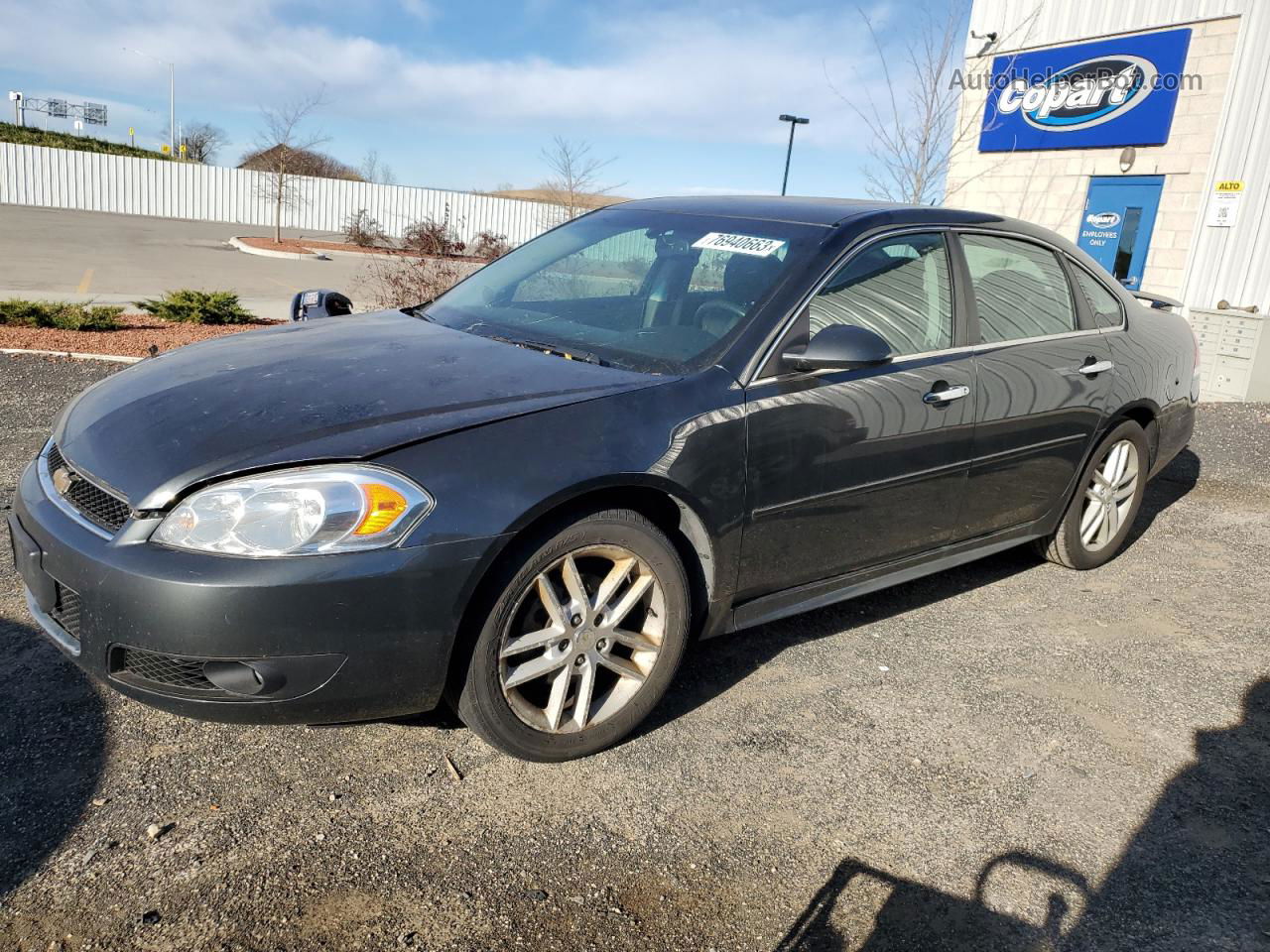 2014 Chevrolet Impala Limited Ltz Charcoal vin: 2G1WC5E36E1140446