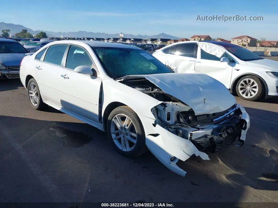 2016 Chevrolet Impala Limited Ltz White vin: 2G1WC5E36G1135024