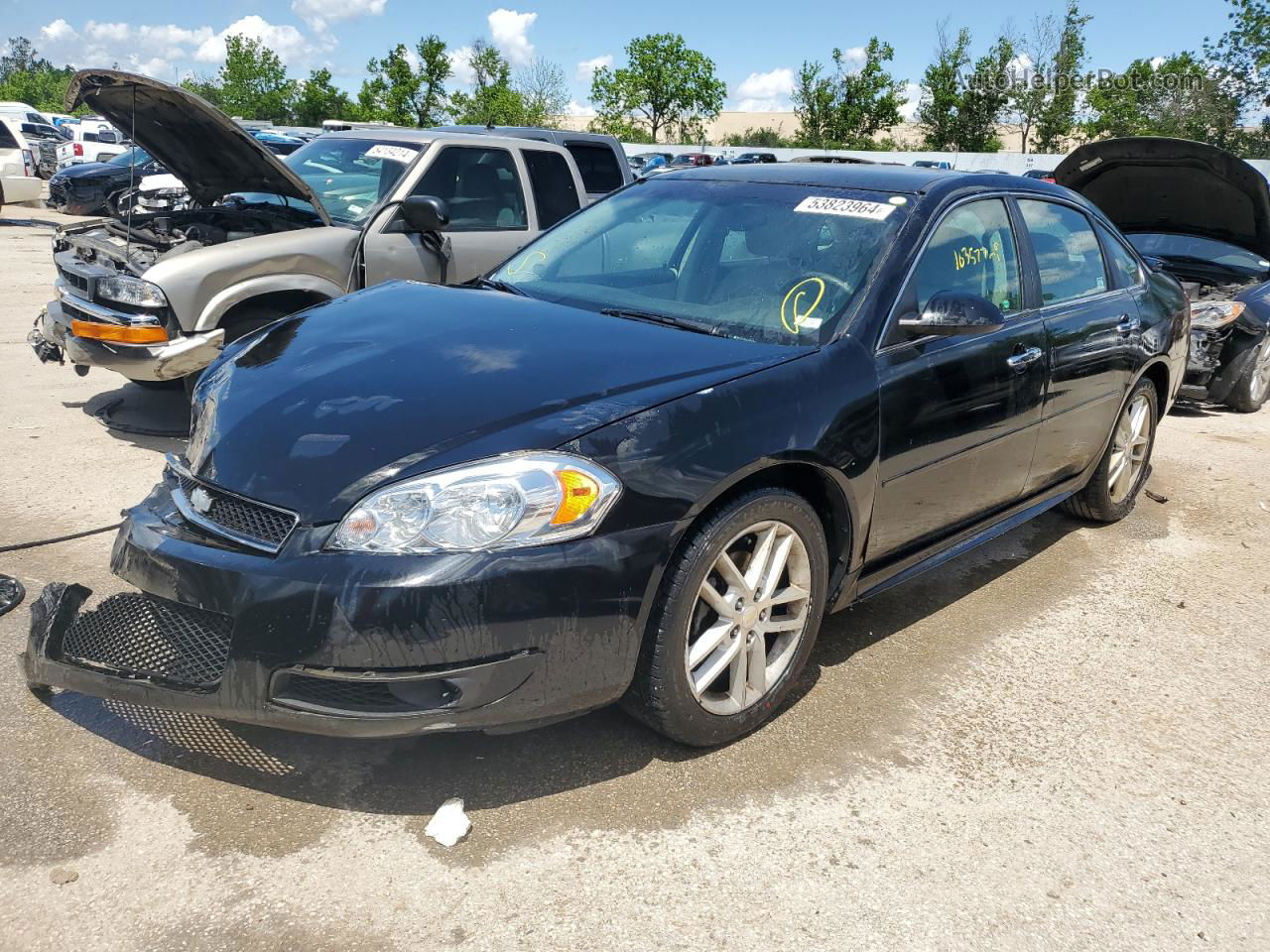 2014 Chevrolet Impala Limited Ltz Черный vin: 2G1WC5E37E1145154