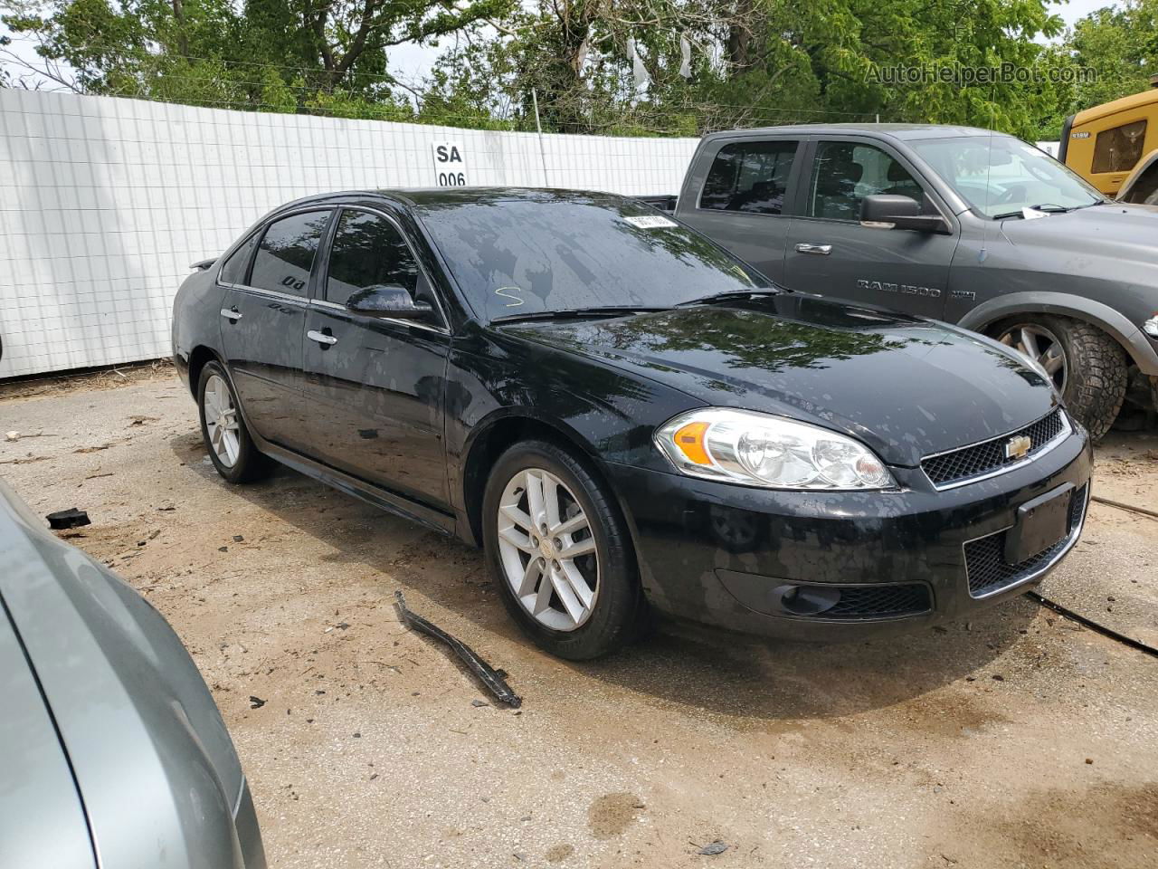 2016 Chevrolet Impala Limited Ltz Black vin: 2G1WC5E37G1117504