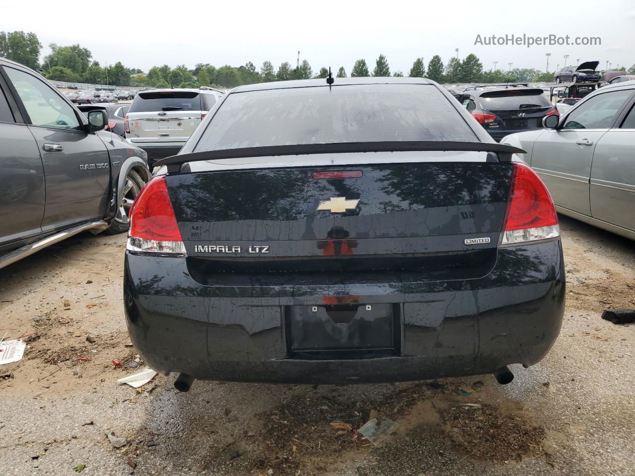 2016 Chevrolet Impala Limited Ltz Black vin: 2G1WC5E37G1117504