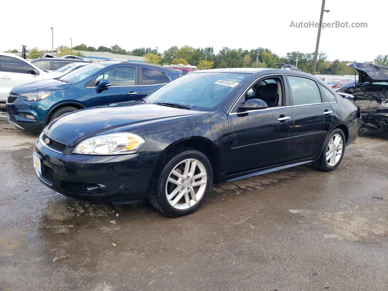 2016 Chevrolet Impala Limited Ltz Black vin: 2G1WC5E37G1170378