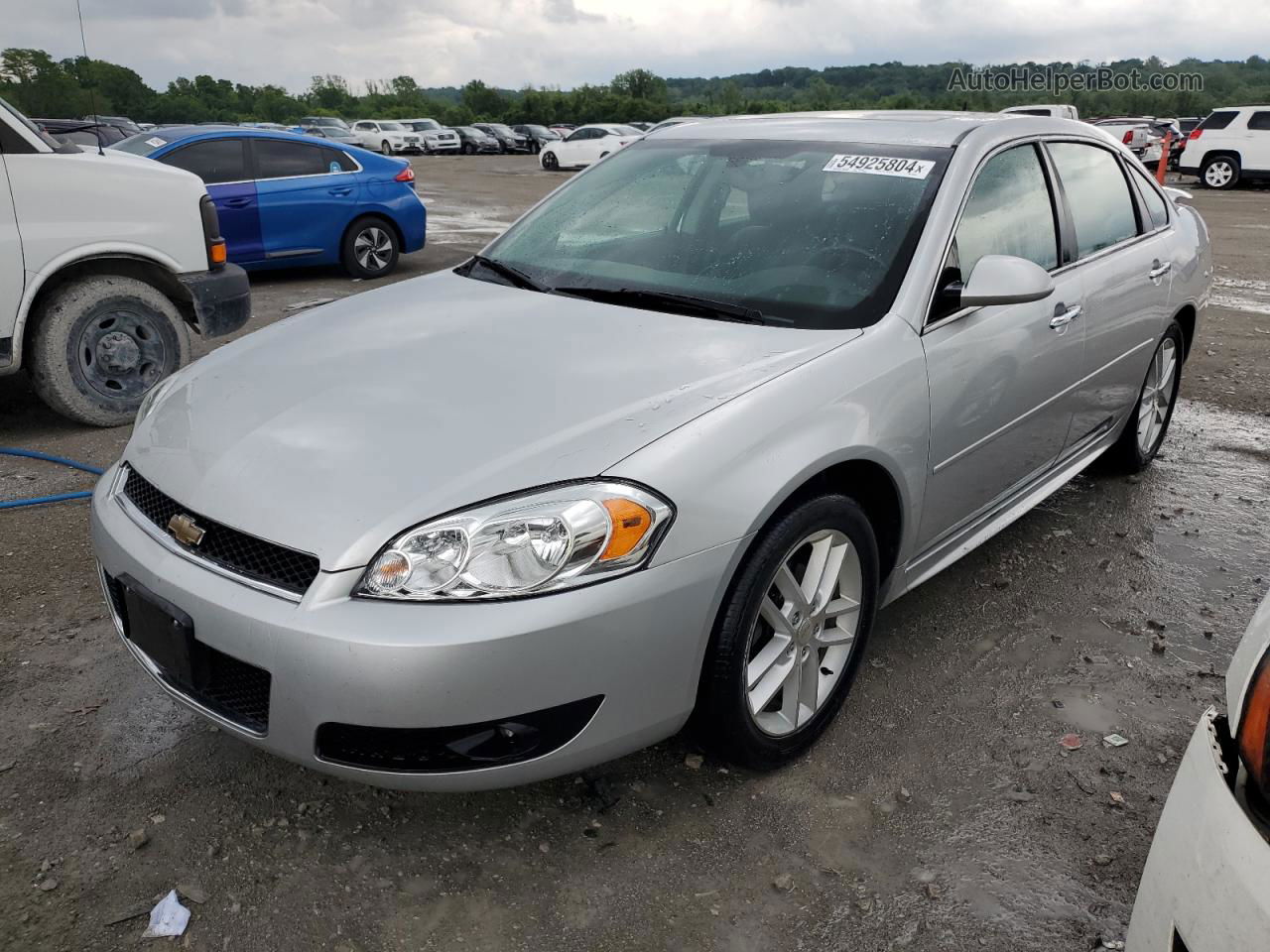 2014 Chevrolet Impala Limited Ltz Silver vin: 2G1WC5E38E1157247