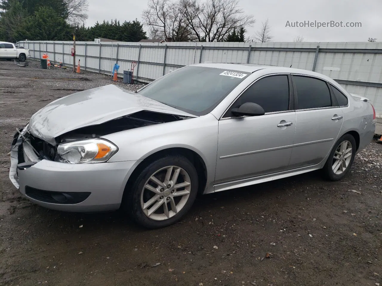 2014 Chevrolet Impala Limited Ltz Silver vin: 2G1WC5E38E1167227