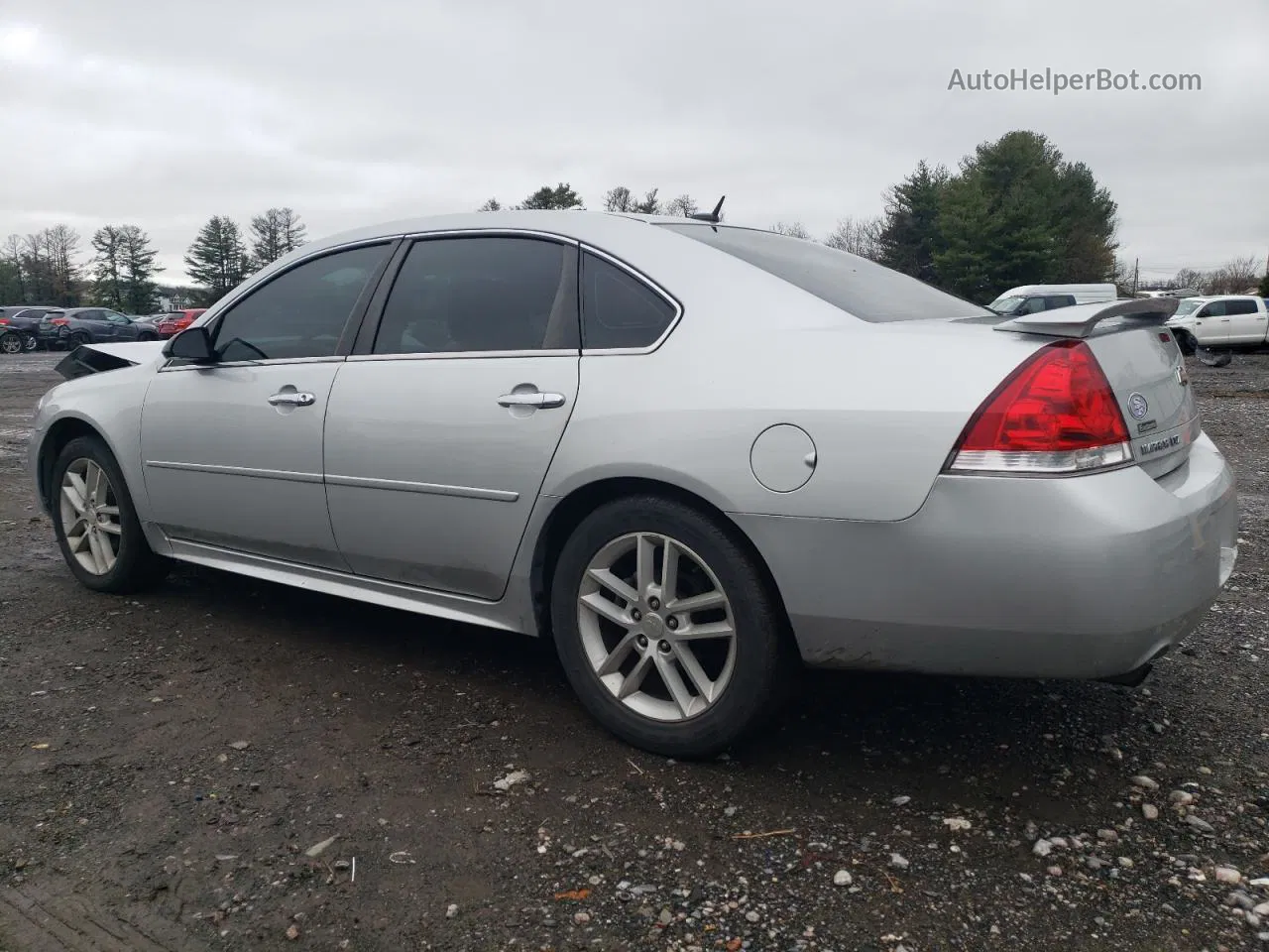 2014 Chevrolet Impala Limited Ltz Silver vin: 2G1WC5E38E1167227