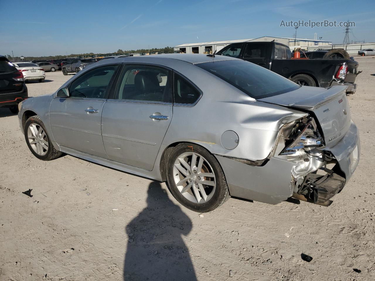 2014 Chevrolet Impala Limited Ltz Silver vin: 2G1WC5E39E1110129