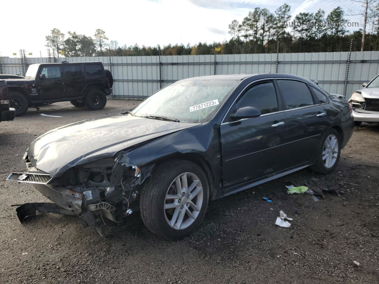 2014 Chevrolet Impala Limited Ltz Charcoal vin: 2G1WC5E3XE1153569