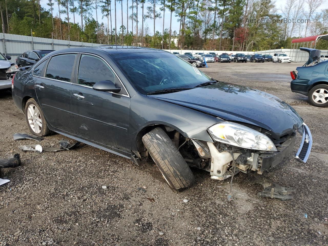 2014 Chevrolet Impala Limited Ltz Charcoal vin: 2G1WC5E3XE1153569