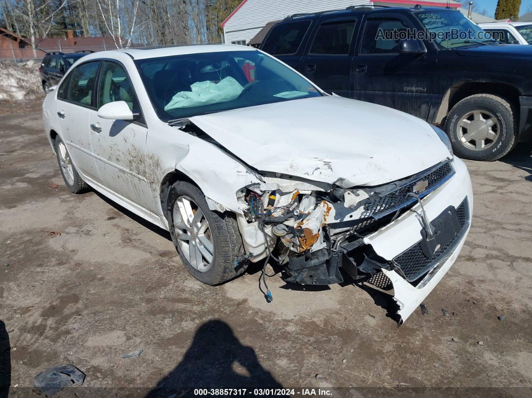 2014 Chevrolet Impala Limited Ltz White vin: 2G1WC5E3XE1184224