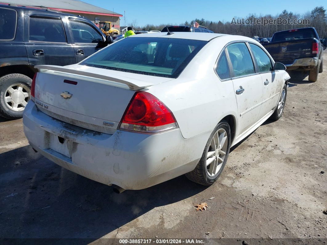 2014 Chevrolet Impala Limited Ltz White vin: 2G1WC5E3XE1184224