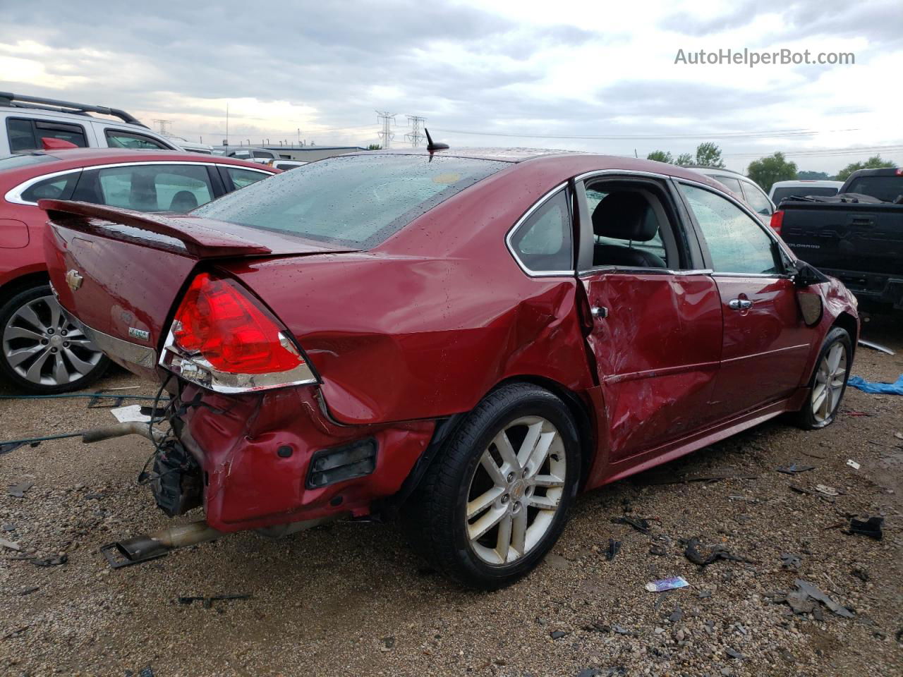 2011 Chevrolet Impala Ltz Red vin: 2G1WC5EM0B1200080