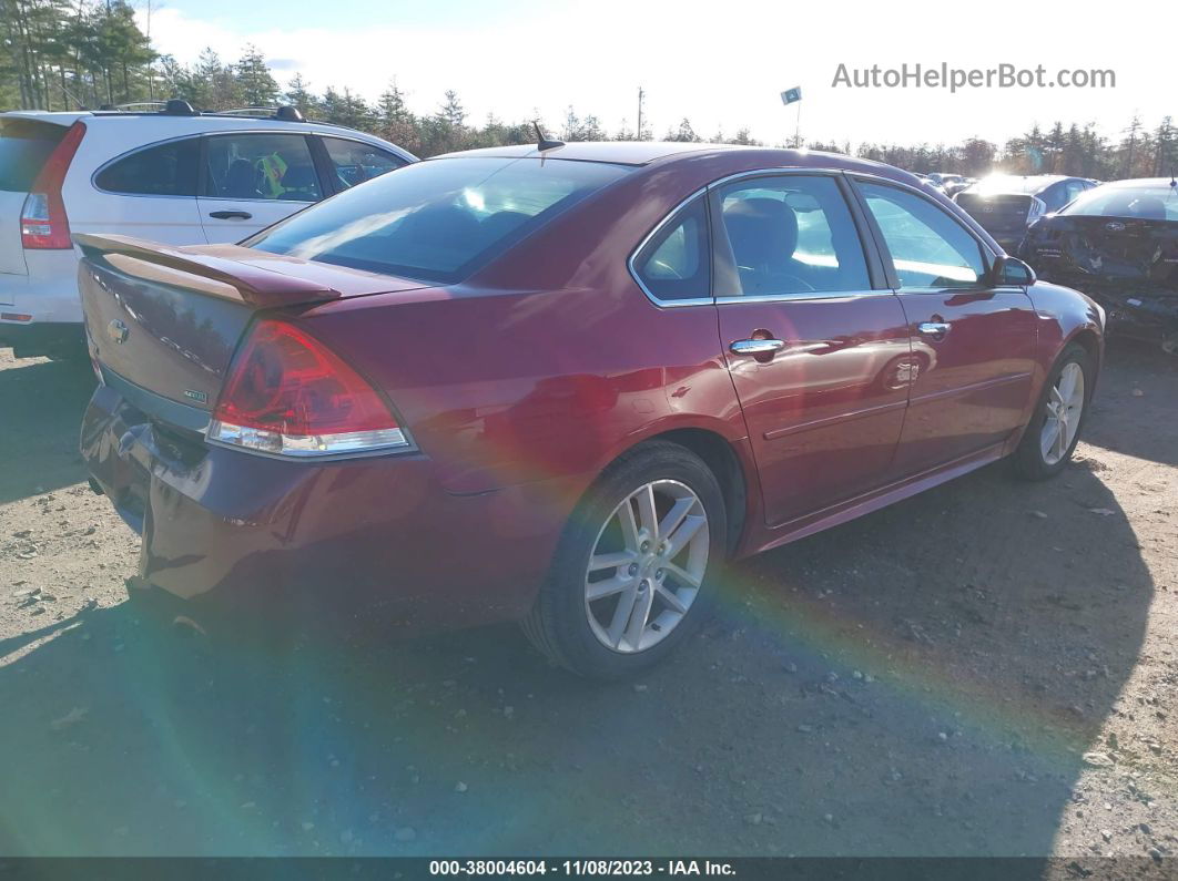 2011 Chevrolet Impala Ltz Red vin: 2G1WC5EM3B1124581