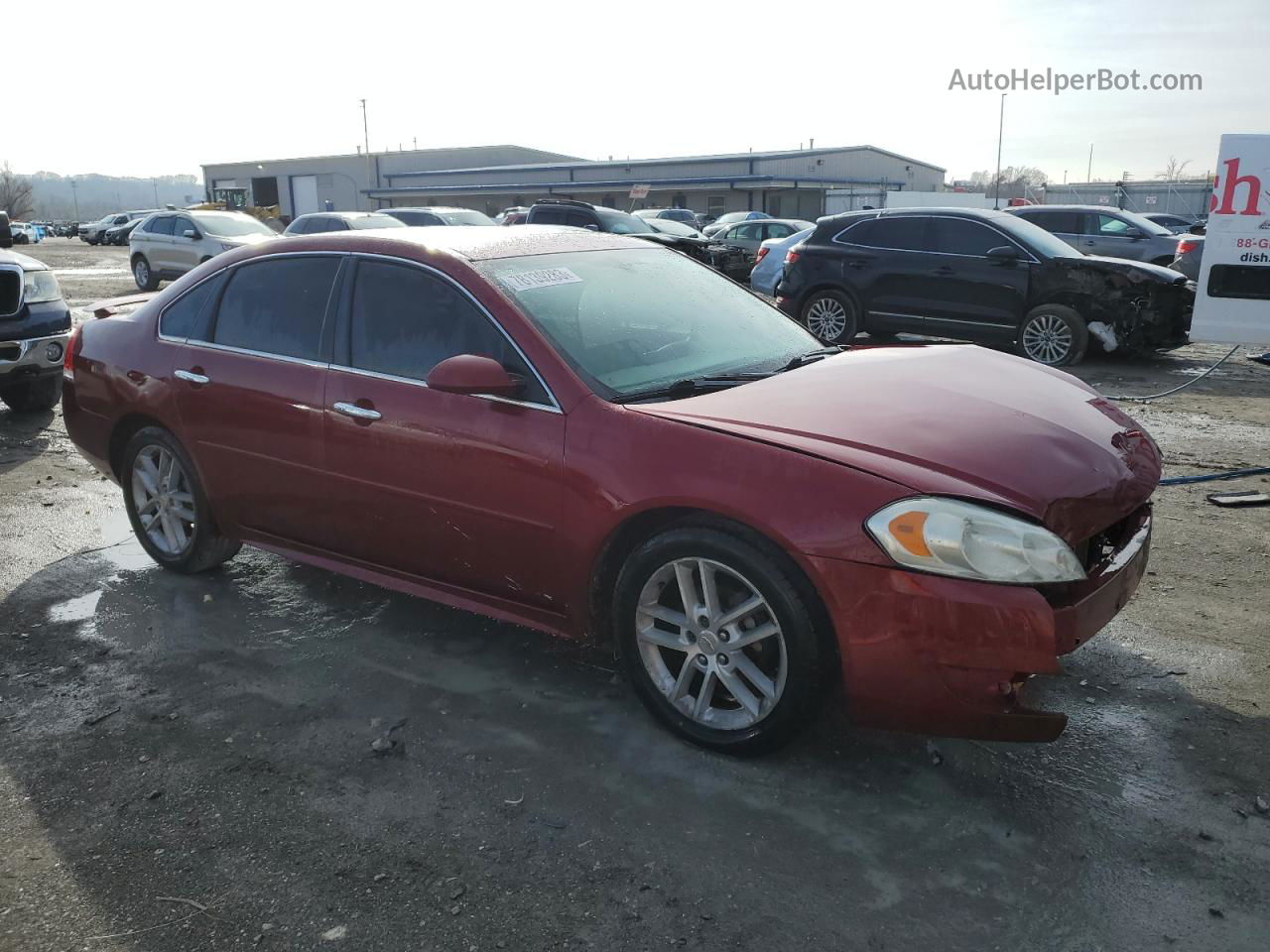 2011 Chevrolet Impala Ltz Red vin: 2G1WC5EM4B1183073