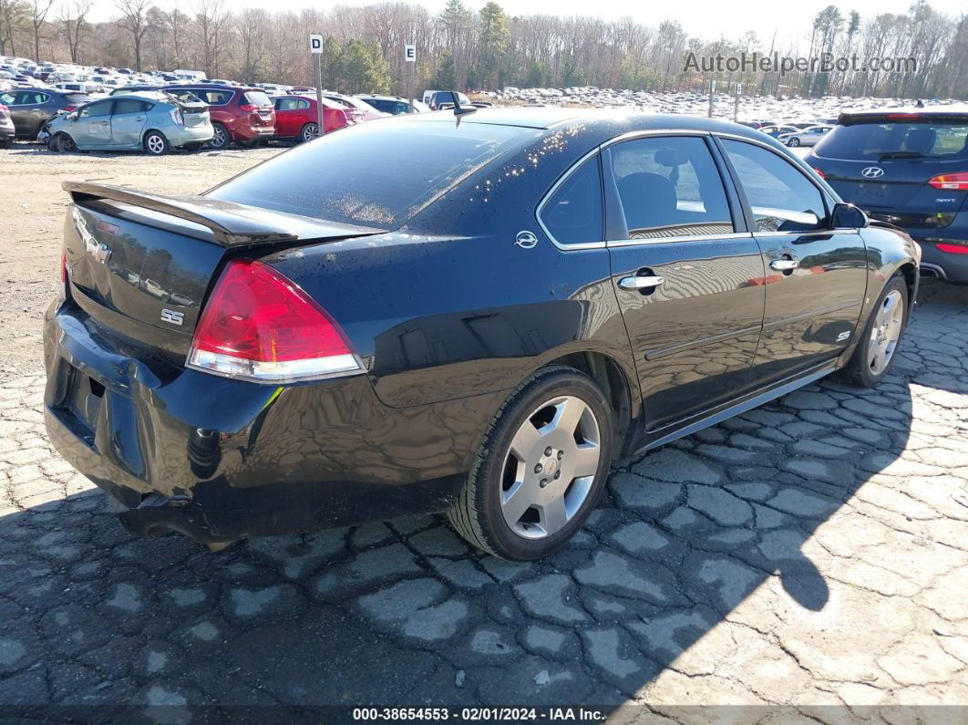 2009 Chevrolet Impala Ss Черный vin: 2G1WD57C091288673