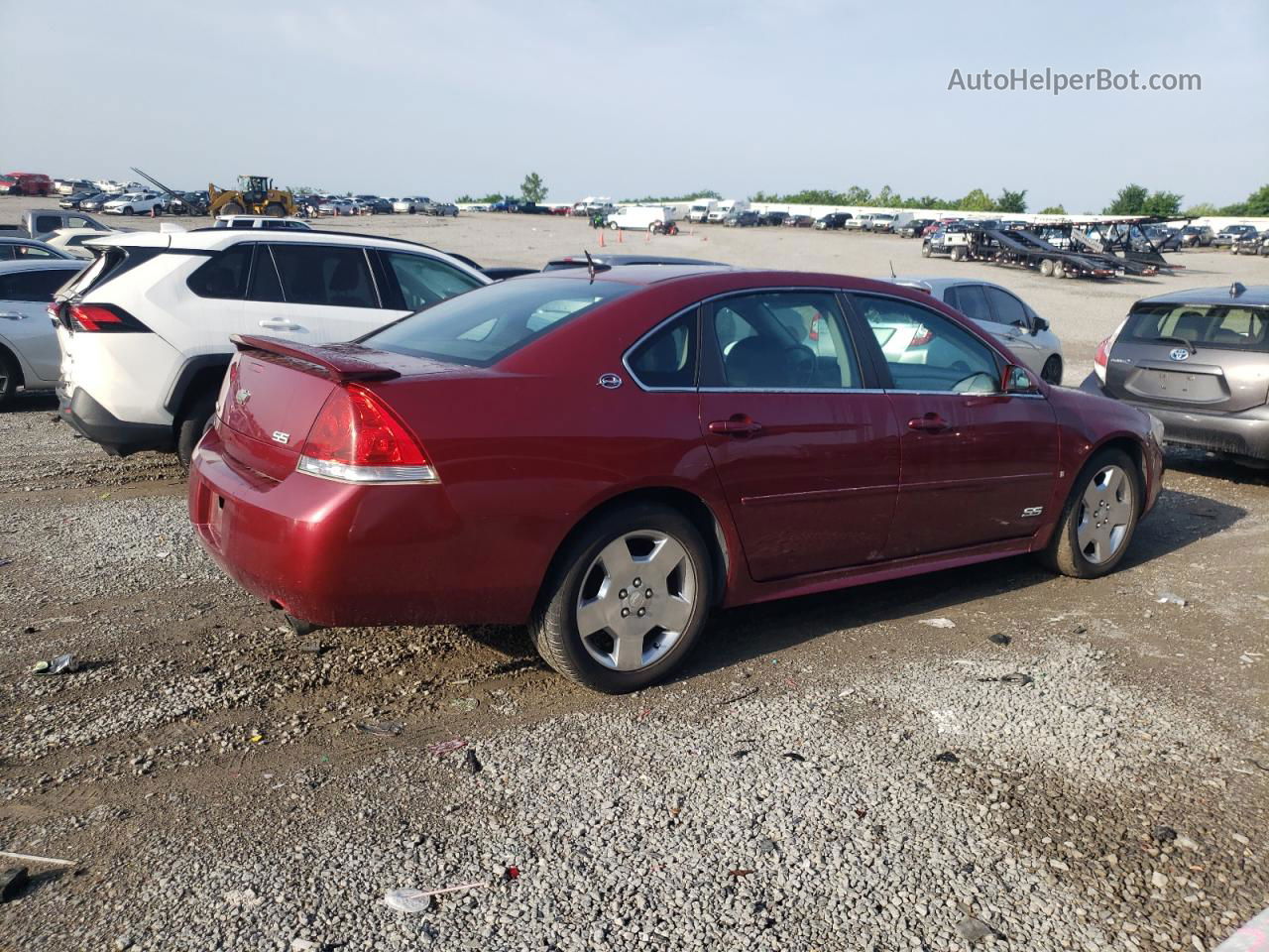 2009 Chevrolet Impala Ss Maroon vin: 2G1WD57C191126311