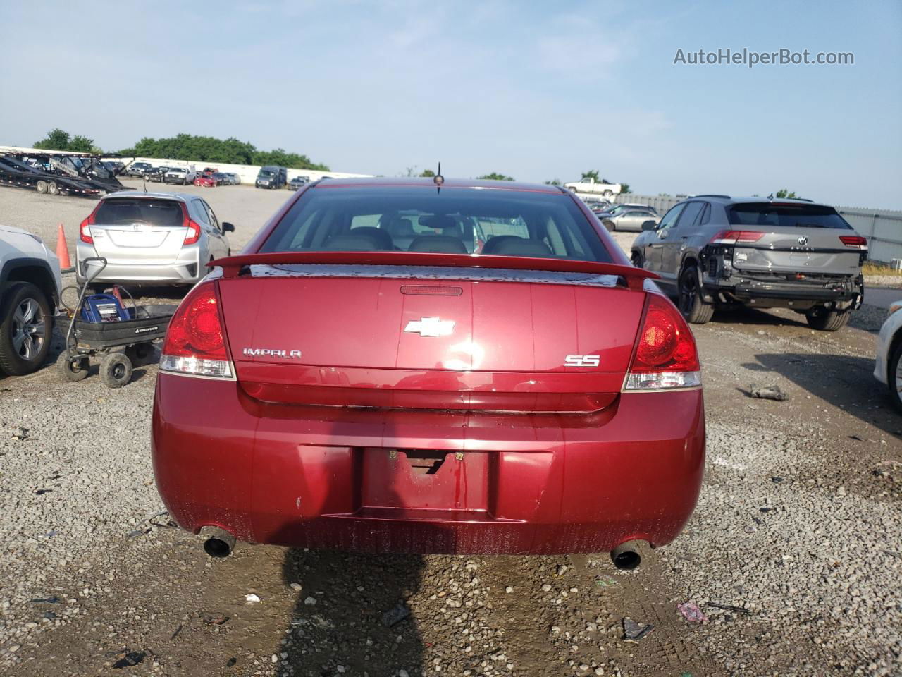 2009 Chevrolet Impala Ss Maroon vin: 2G1WD57C191126311