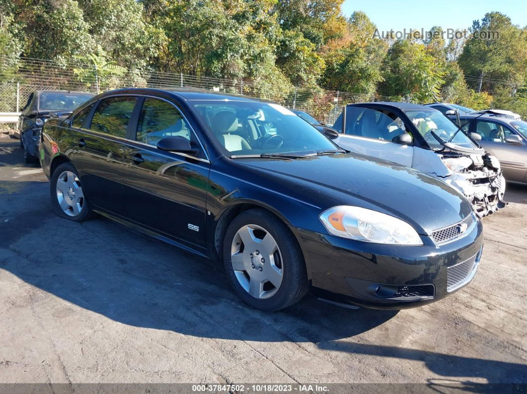 2009 Chevrolet Impala Ss Black vin: 2G1WD57C691165881