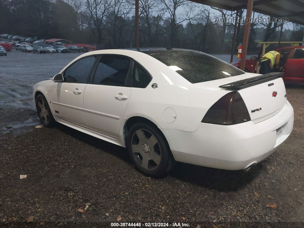 2009 Chevrolet Impala Ss White vin: 2G1WD57C691202749