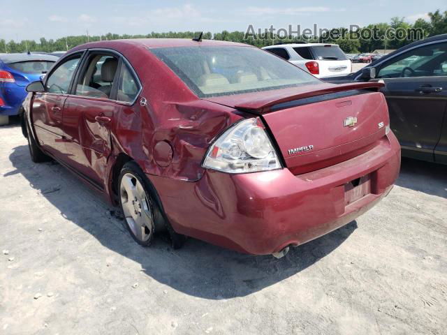 2006 Chevrolet Impala Super Sport Burgundy vin: 2G1WD58C169317996