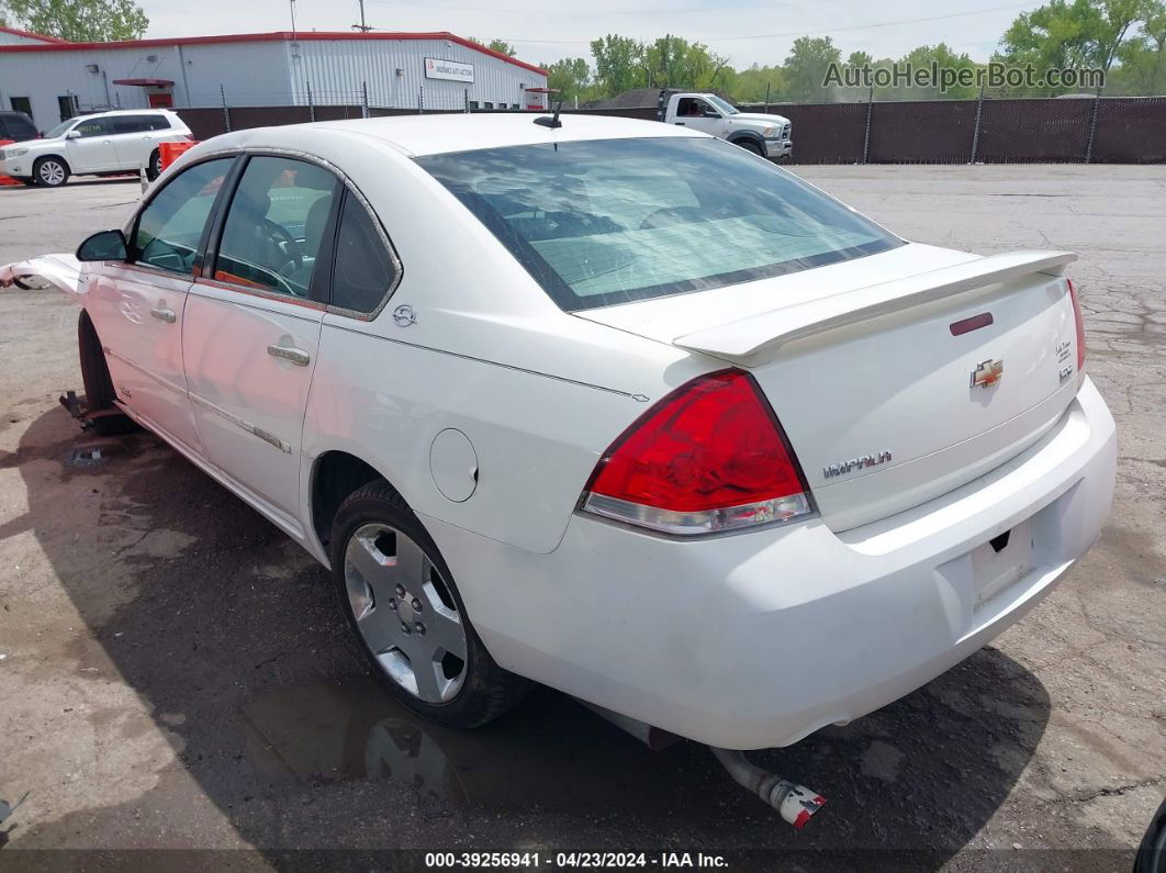 2006 Chevrolet Impala Ss White vin: 2G1WD58C269279114