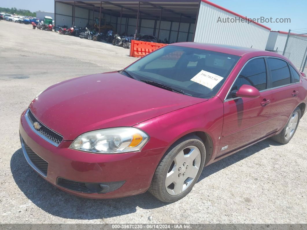 2006 Chevrolet Impala Ss Red vin: 2G1WD58C969226295