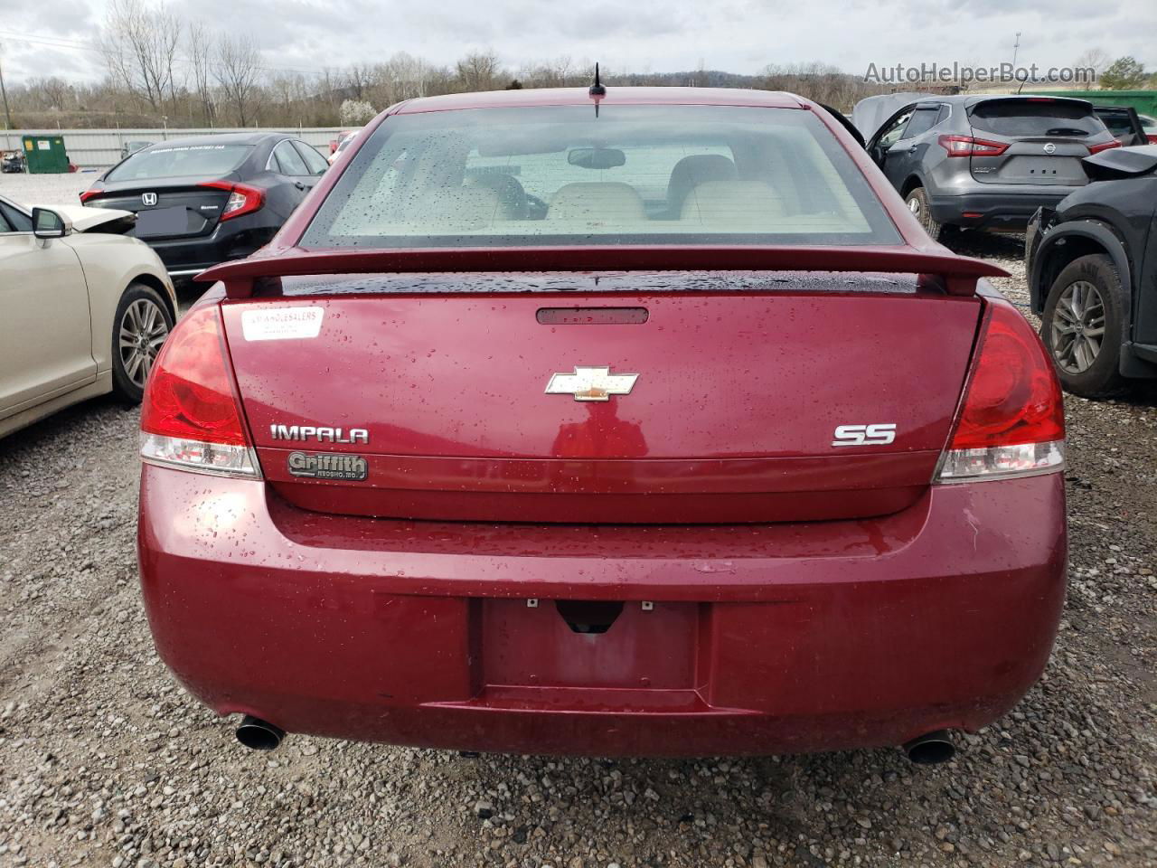 2006 Chevrolet Impala Super Sport Бордовый vin: 2G1WD58CX69310755