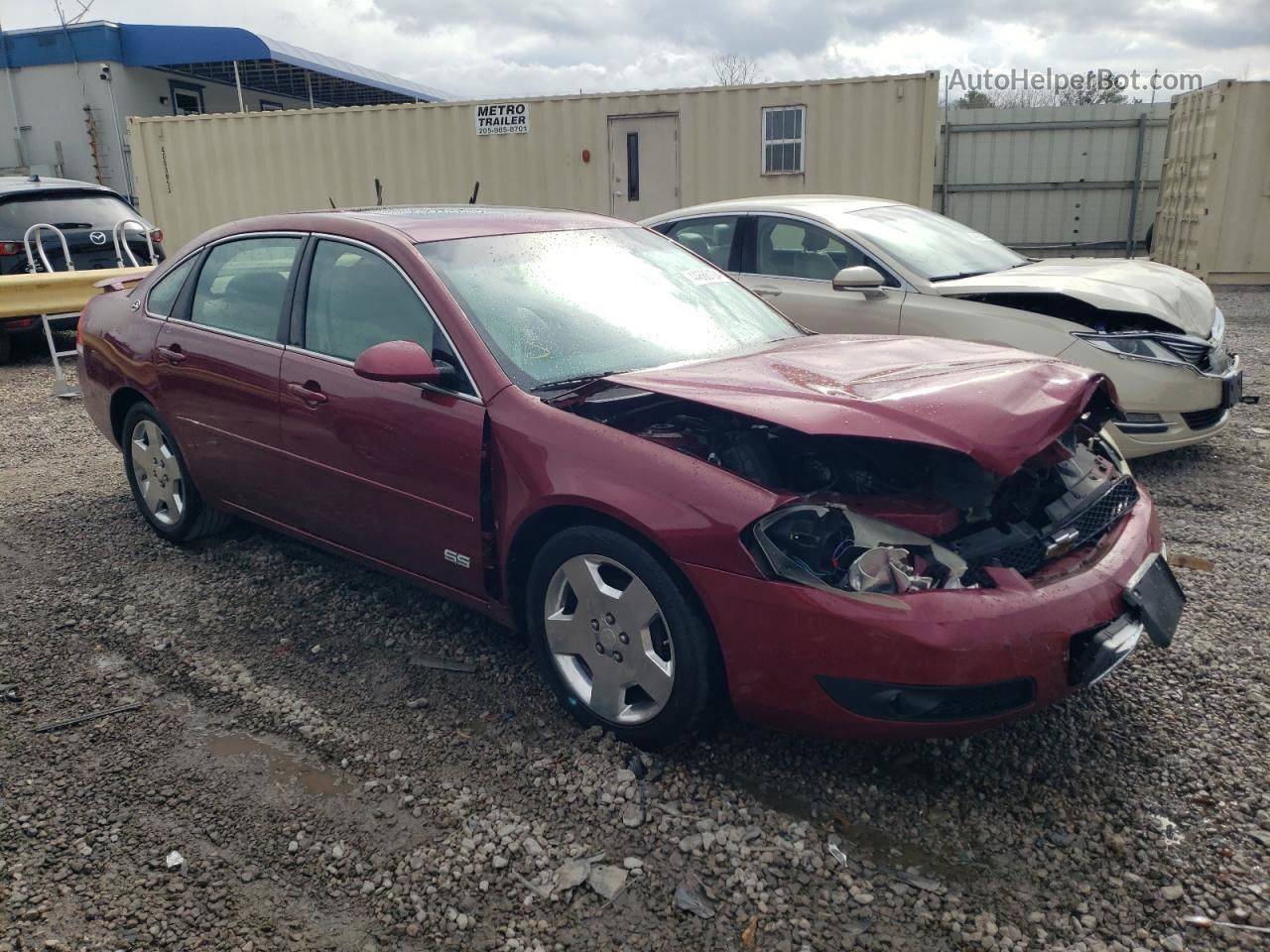 2006 Chevrolet Impala Super Sport Бордовый vin: 2G1WD58CX69310755