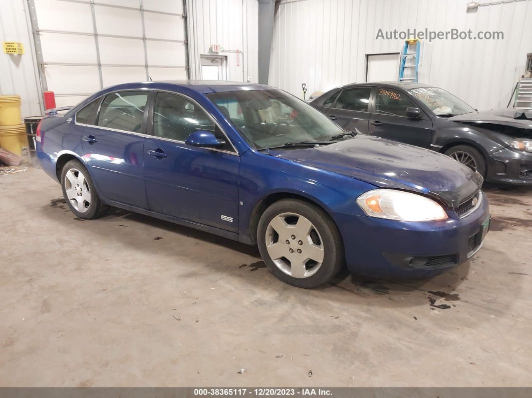 2006 Chevrolet Impala Ss Blue vin: 2G1WD58CX69431267