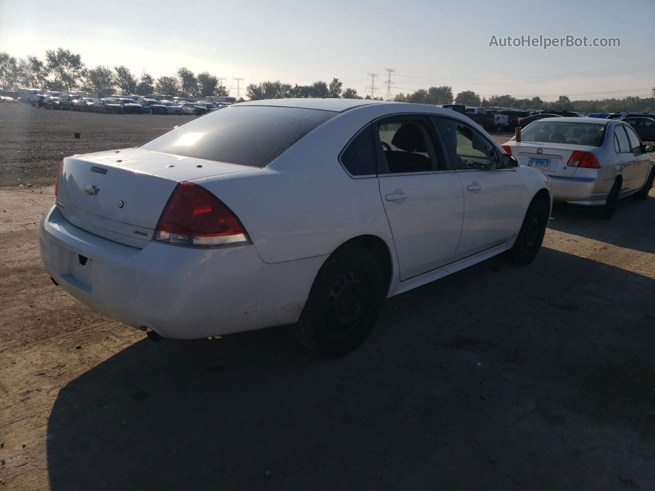 2016 Chevrolet Impala Limited Police Белый vin: 2G1WD5E32G1157678