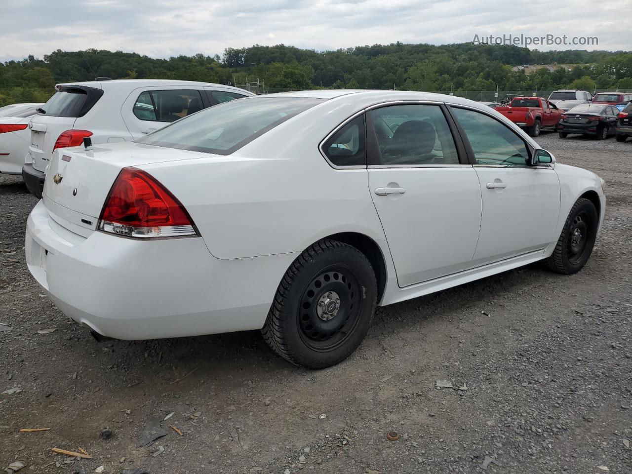 2016 Chevrolet Impala Limited Police White vin: 2G1WD5E35G1103940