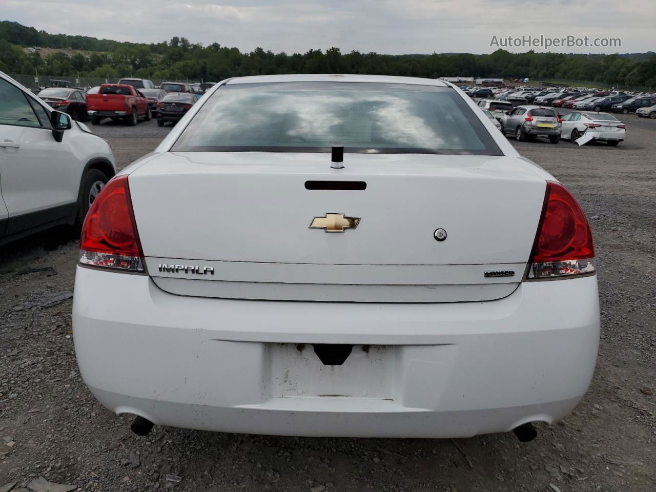 2016 Chevrolet Impala Limited Police White vin: 2G1WD5E35G1103940