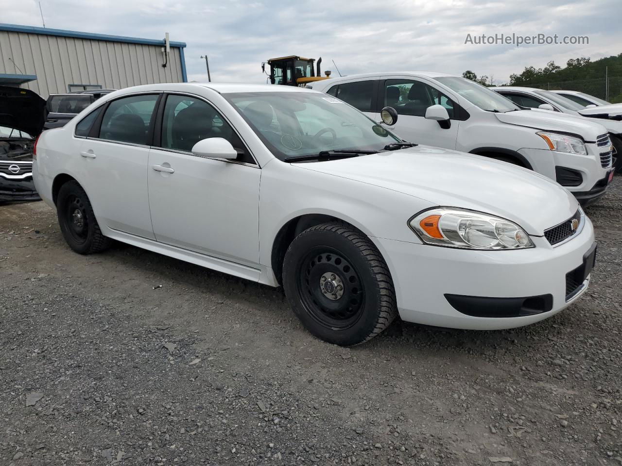 2016 Chevrolet Impala Limited Police Белый vin: 2G1WD5E35G1103940